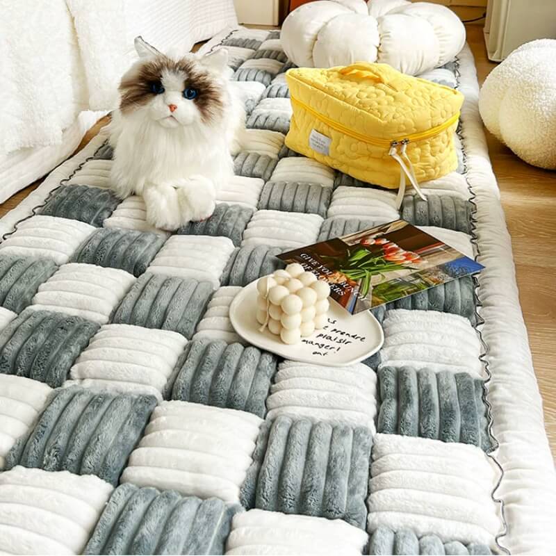Plaid Square Comfy Couch Covers