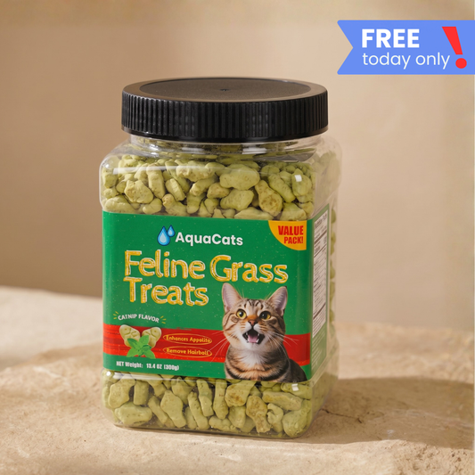 Cat-grass Hairball Treats [Free Today]