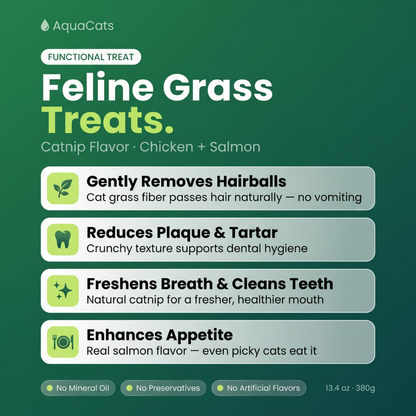 Cat-grass Hairball Treats [Free Today]