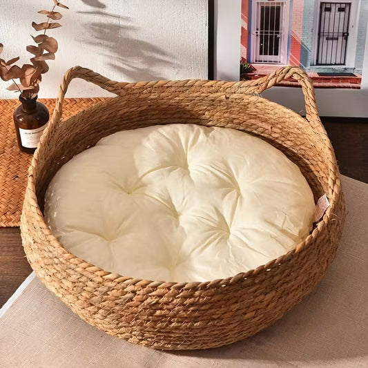 Natural Woven Cat Hideout