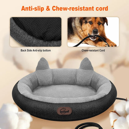 Heated Cozy Donut Bed