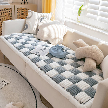 Plaid Square Comfy Couch Covers