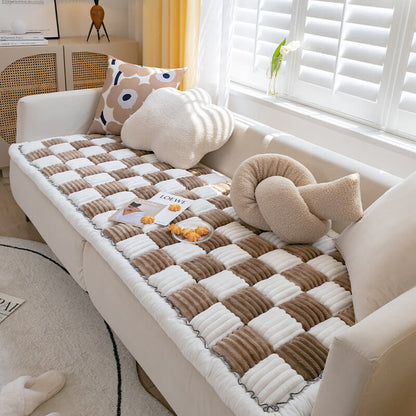 Plaid Square Comfy Couch Covers