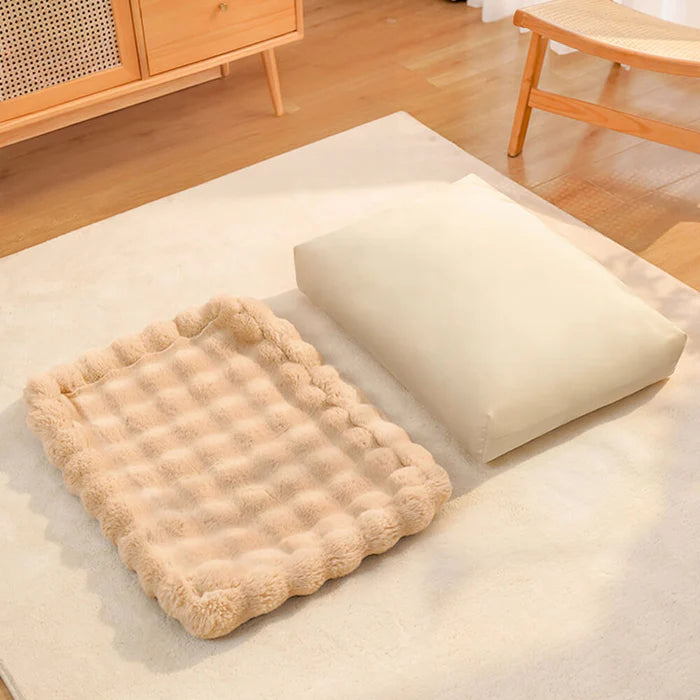 Plush Quilted Cat Comfort Mat