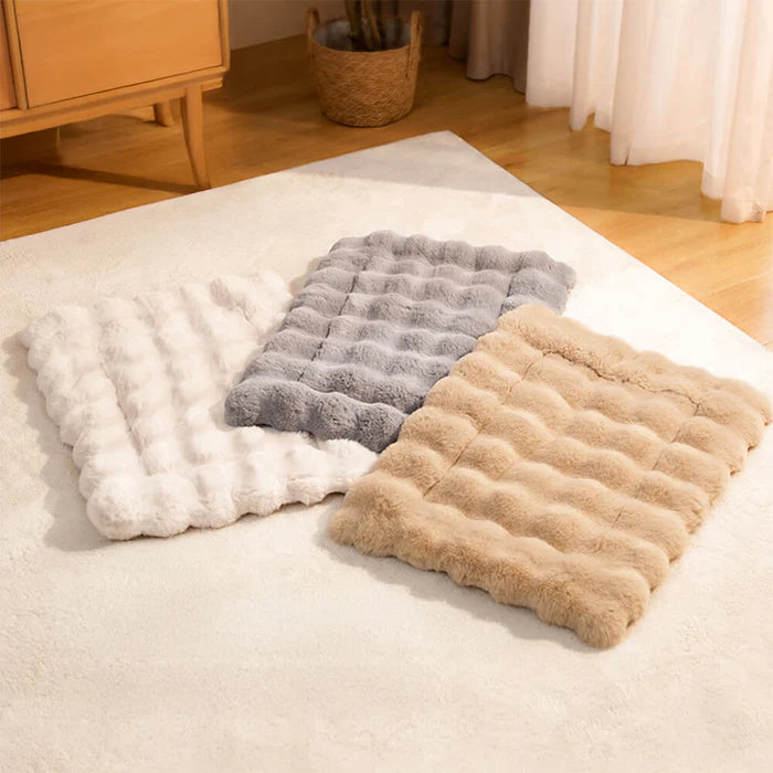 Plush Quilted Cat Comfort Mat