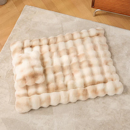 Plush Quilted Cat Comfort Mat
