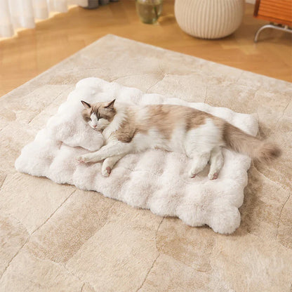 Plush Quilted Cat Comfort Mat