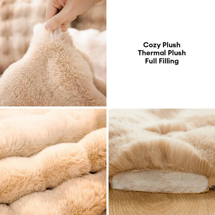 Plush Quilted Cat Comfort Mat