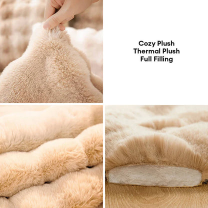 Plush Quilted Cat Comfort Mat