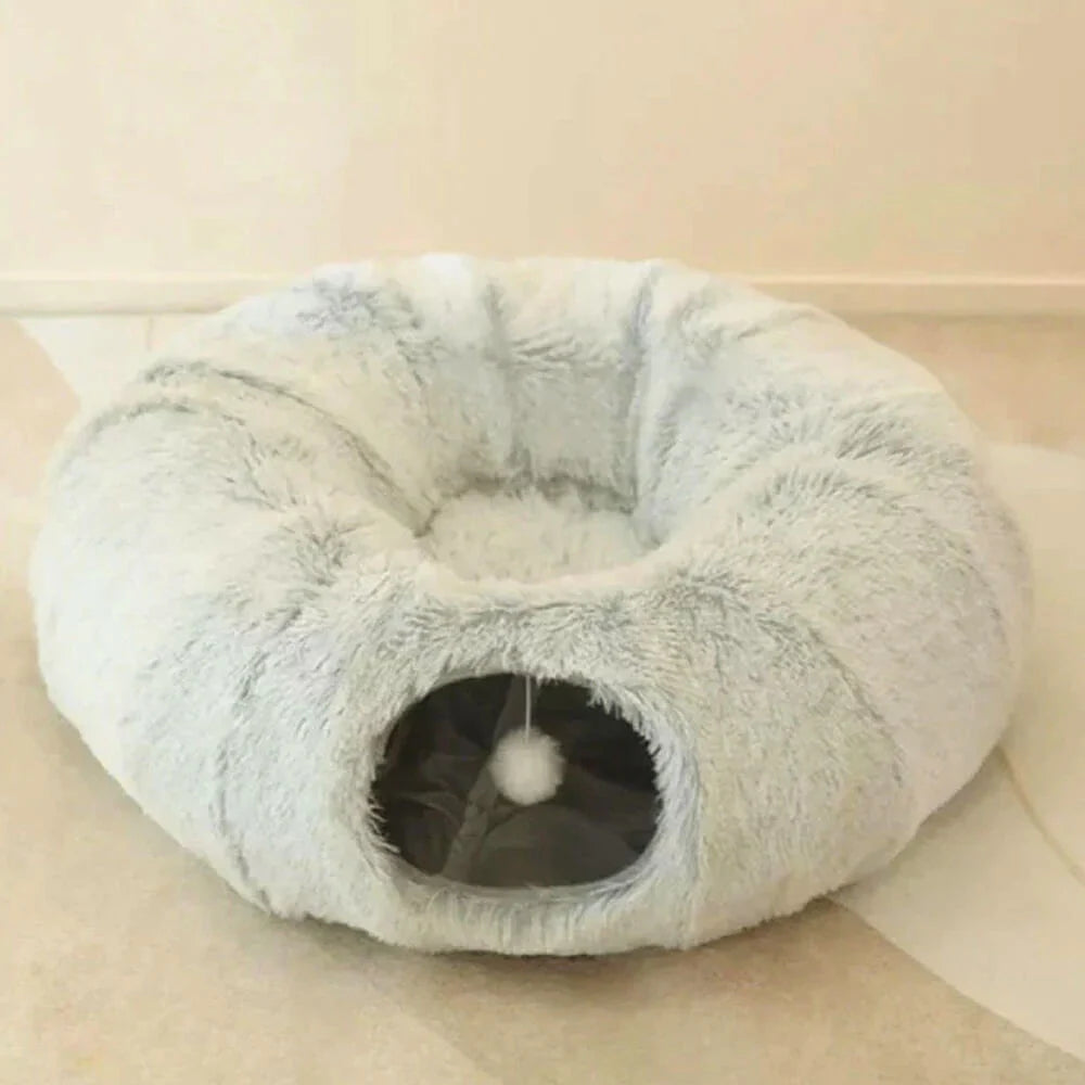 Donut Plush Cat Cave