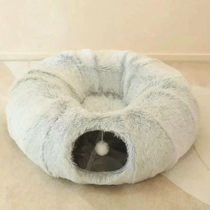 Donut Plush Cat Cave