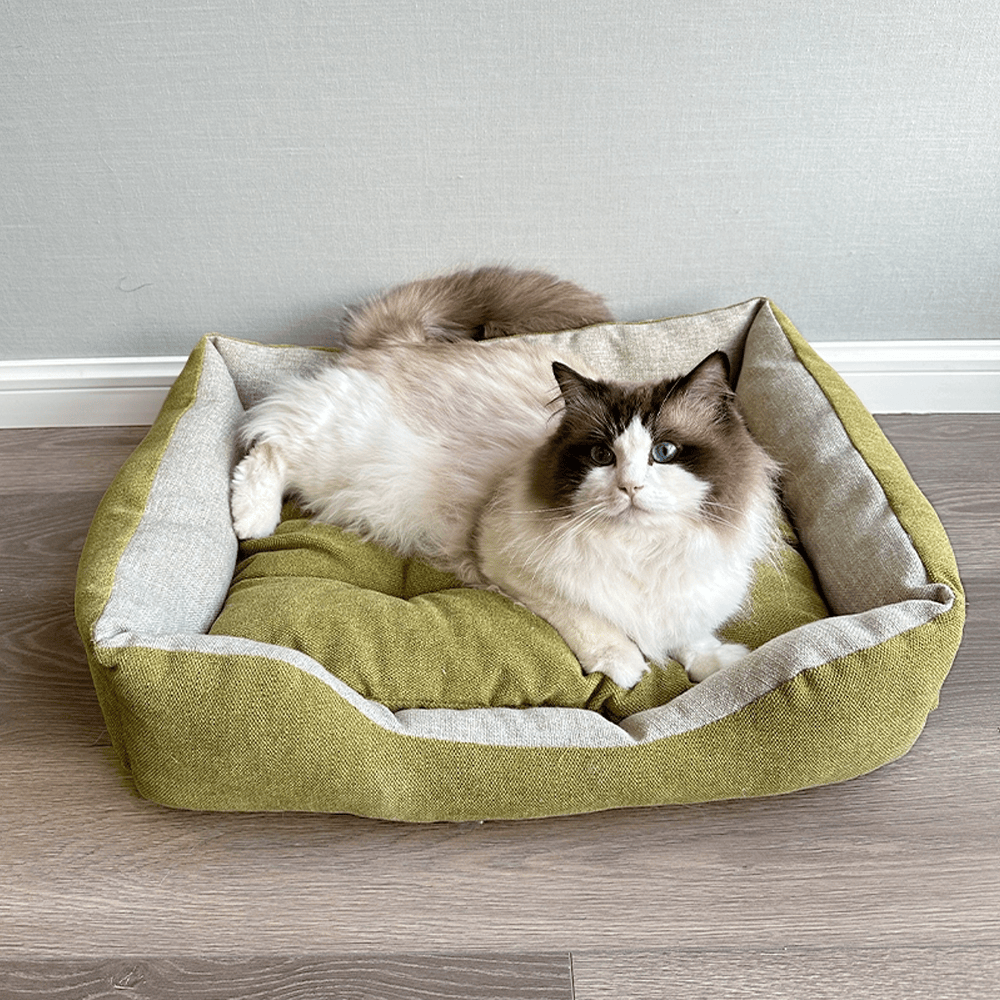 Cozy Square Cat Bed