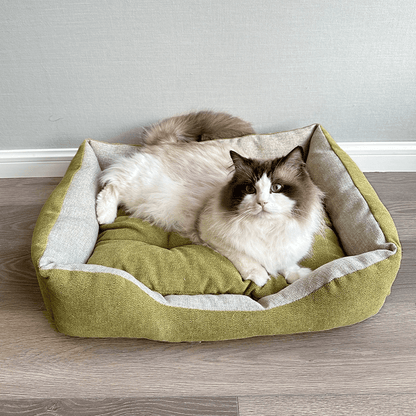 Cozy Square Cat Bed