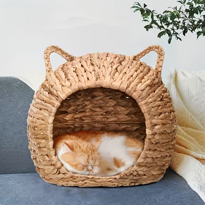 Natural Woven Cat Hideout